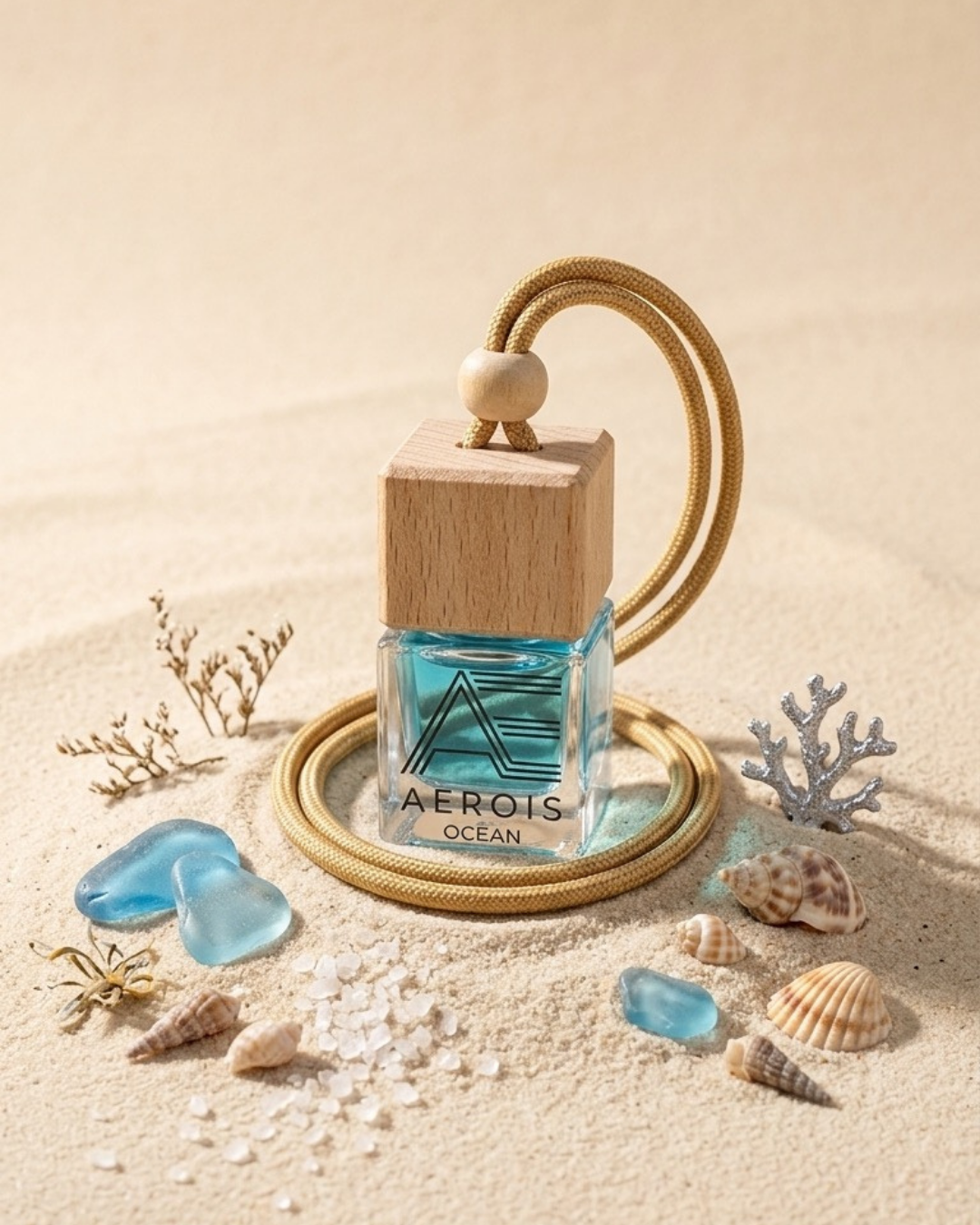 AEROIS Ocean Breeze Araç Kokusu 8 ml | Ferah Araç İçi Koku | 8ml Ayna Kokusu