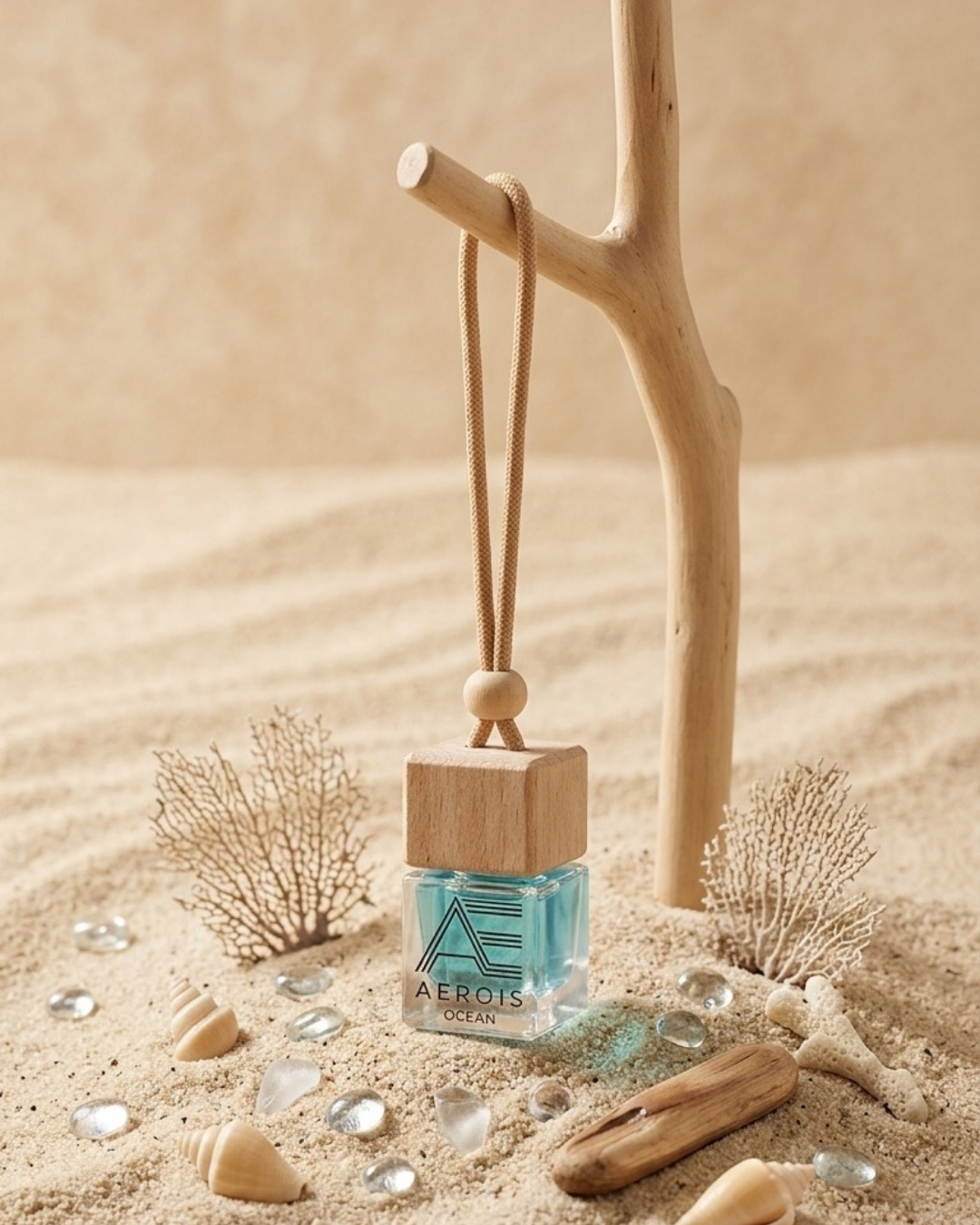 AEROIS Ocean Breeze Araç Kokusu 8 ml | Ferah Araç İçi Koku | 8ml Ayna Kokusu